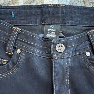 KUHL style 108846 straight jeans in Indigo Dye size 6 LONG